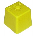 image: Grande Résineborne 100X100 mm ht 110 mm jaune OGE