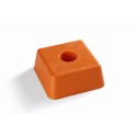 Tête plastique carrée EB 80 x 80 neutre