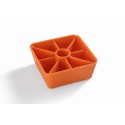 Tête plastique carrée EB 80 x 80 neutre